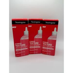 Neutrogena Stubborn Texture Liquid Exfoliant with 7% AHA Blend 4.3oz Lot of 3